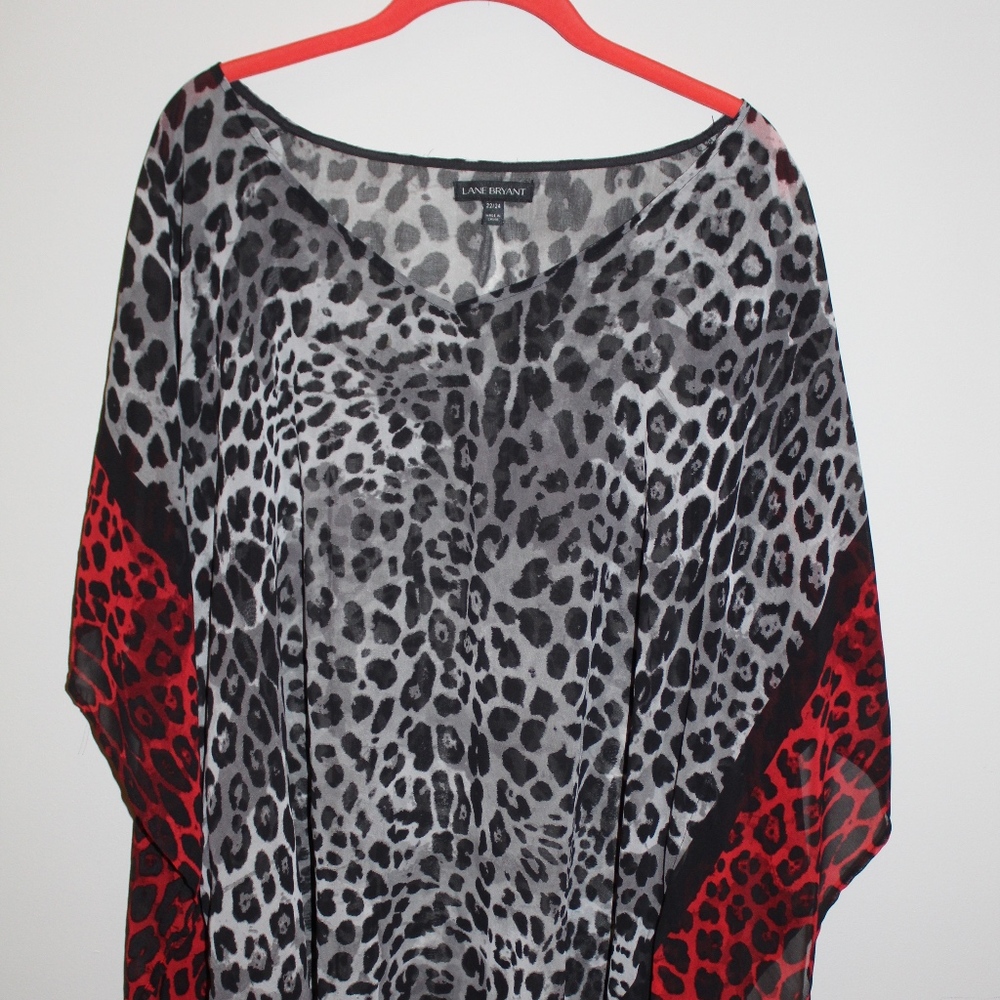 Women’s Lane Bryant Cheetah Print Blouse